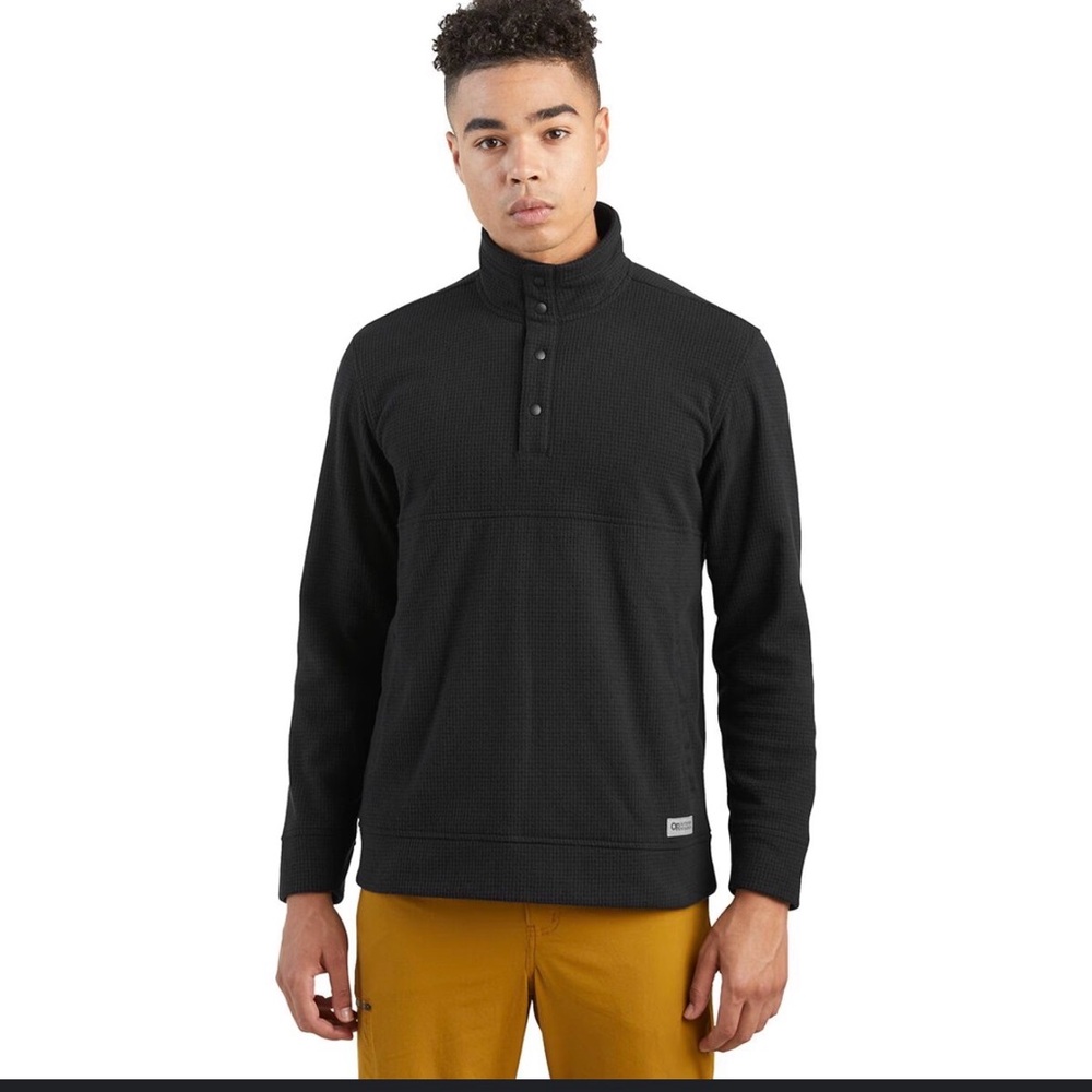 Outdoor Research Black Quarter-snap Pullover